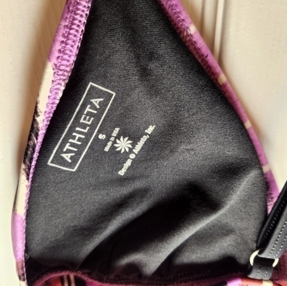 Athleta tankini top Size Small Bright Colors - Picture 5 of 7